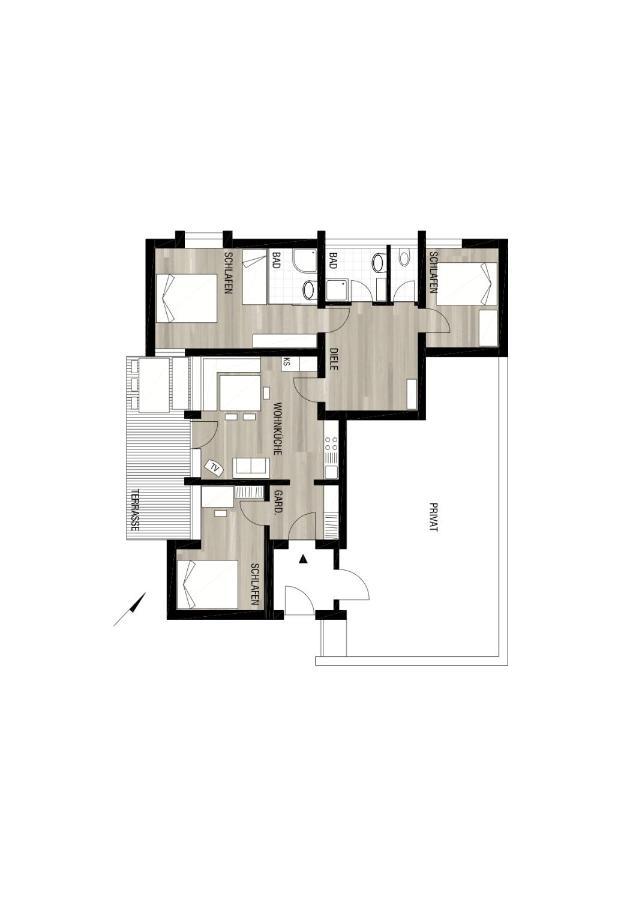 사슈른 Haus Gueatli 아파트 외부 사진